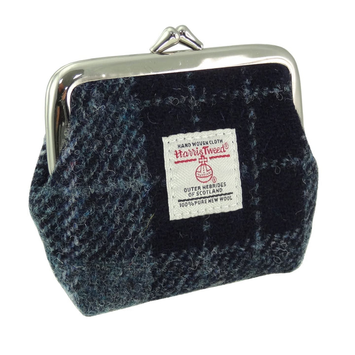 Glen Appin Eigg Small Clasp Coin Purse Grey Check