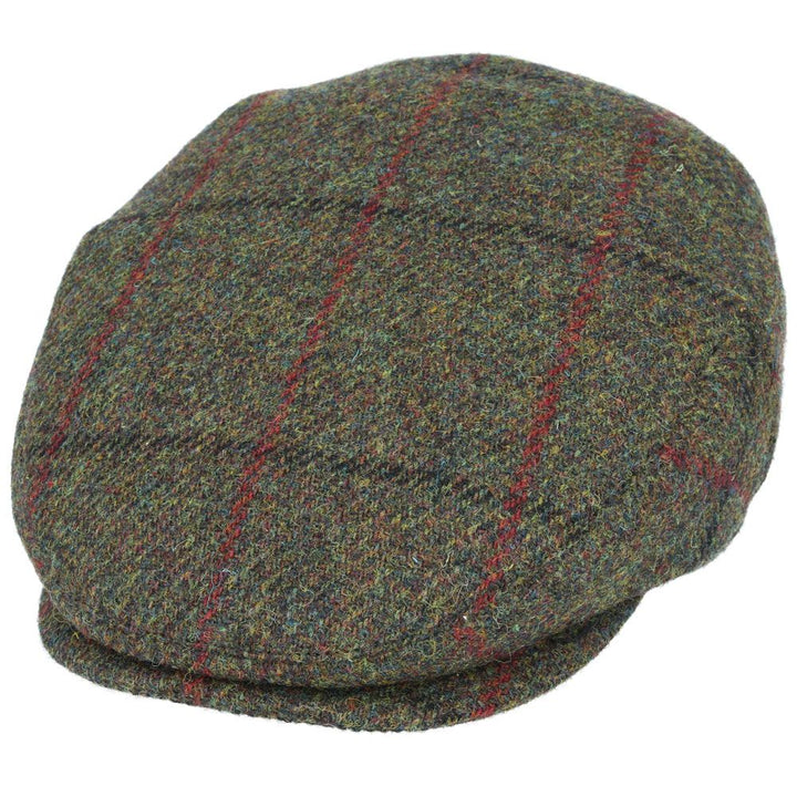 Gladwin Bond Harris Tweed Wool Flat Cap