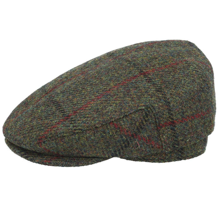 Gladwin Bond Harris Tweed Wool Flat Cap
