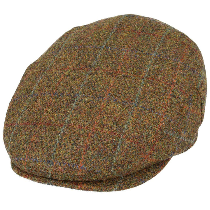 Gladwin Bond Harris Tweed Wool Flat Cap