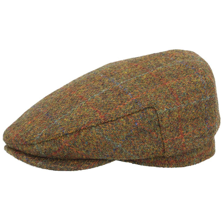 Gladwin Bond Harris Tweed Wool Flat Cap