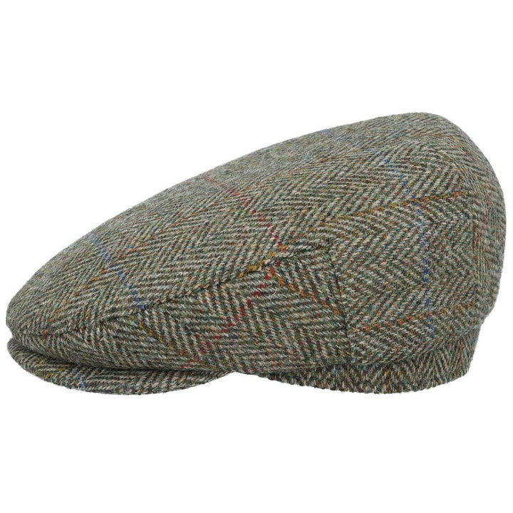 GladwinBond Harris Tweed Wool Flat Cap