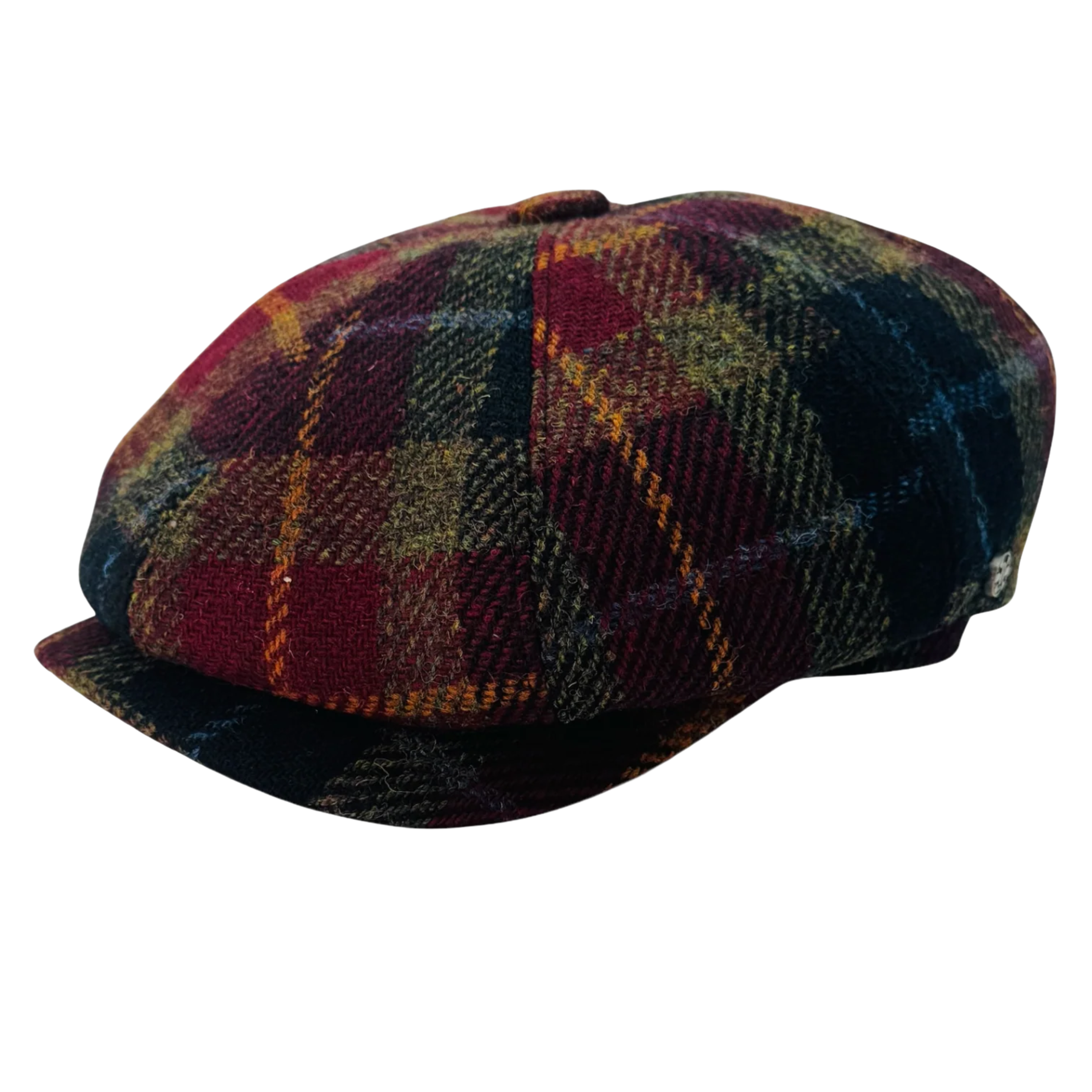 Harris Tweed Wool Newsboy Cap