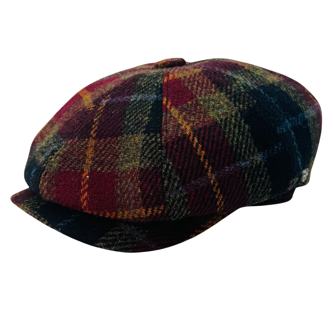 Harris Tweed Wool Newsboy Cap