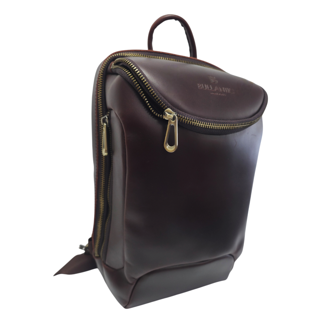 Leather Chest Bag for Men, Cowhide Crossbody with Large Capacity for 11" Tablet, Outdoor Sports Shoulder Bag