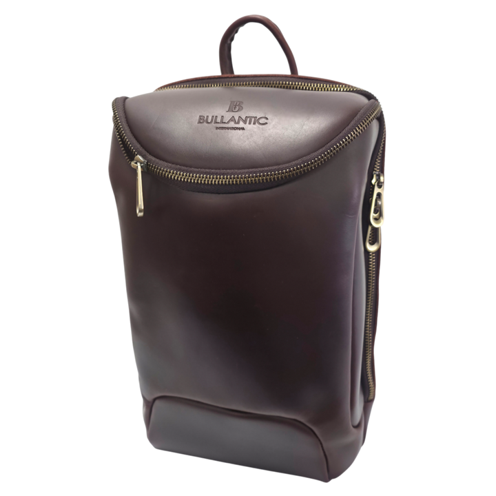 Leather Chest Bag for Men, Cowhide Crossbody with Large Capacity for 11" Tablet, Outdoor Sports Shoulder Bag