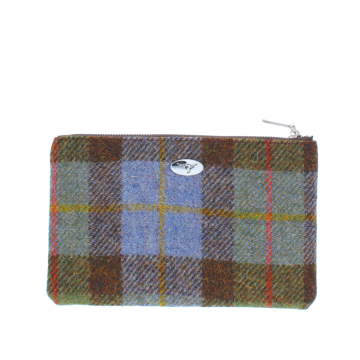 Glen Appin Harris Tweed Berneray Zip Pouch