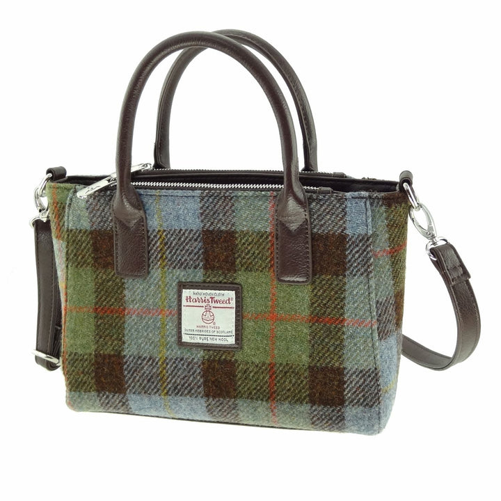 Glen Appin Harris Tweed Brora Tote Handbag MacLeod Tartan