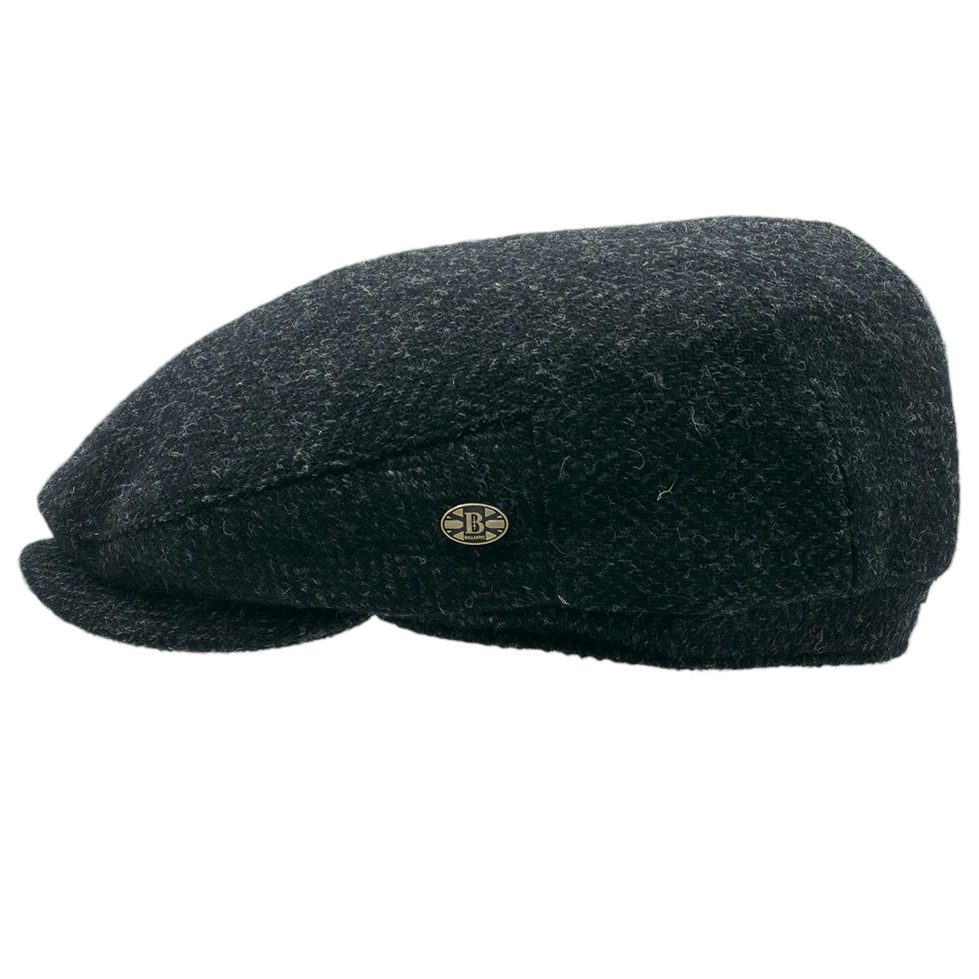 Bullantic - Premium Gladwin Bond Harris Herringbone Wool Flat Cap