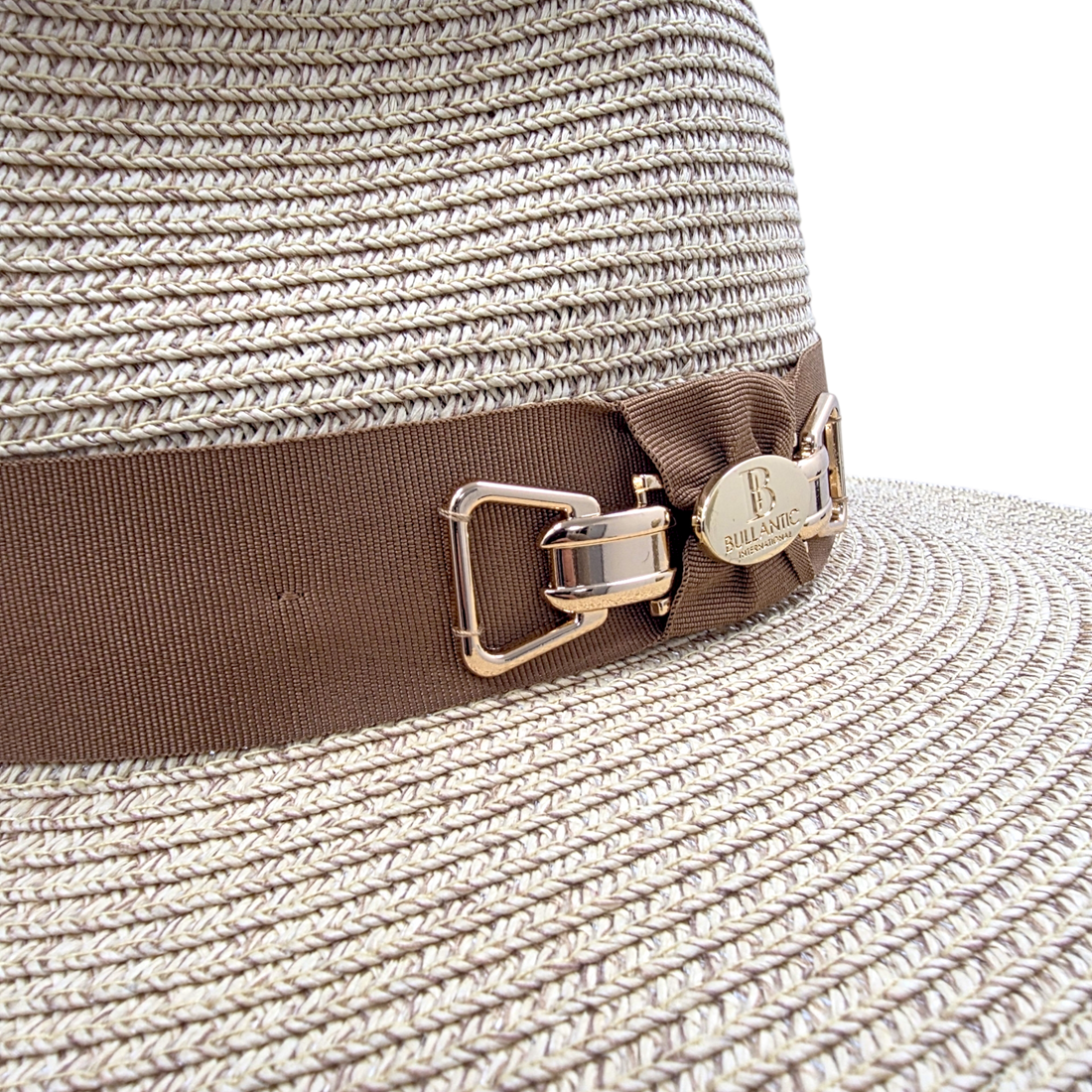 Summer Fedora Designed Wide Brim & Low Crown - Stone