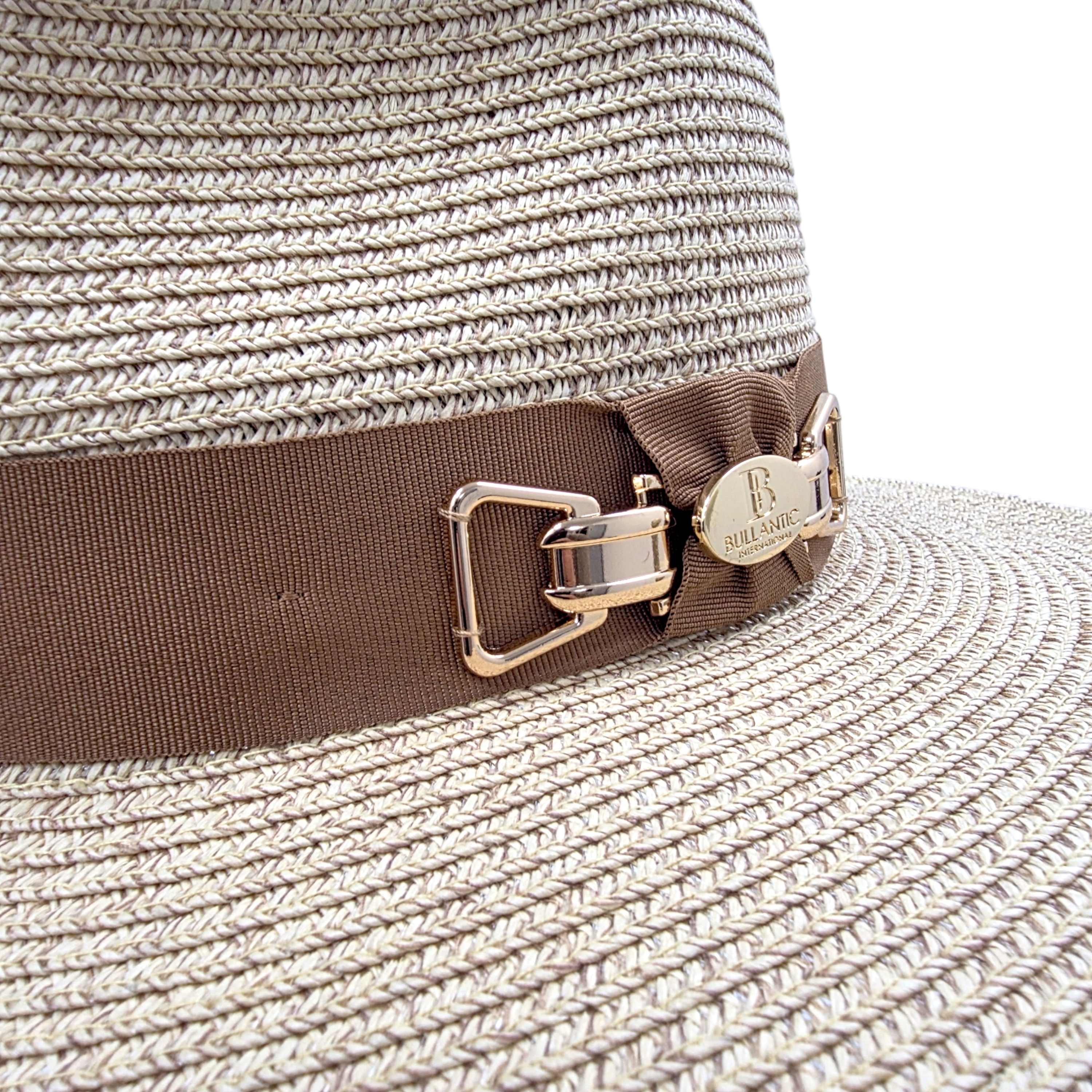 Summer Fedora Designed Wide Brim & Low Crown - Stone