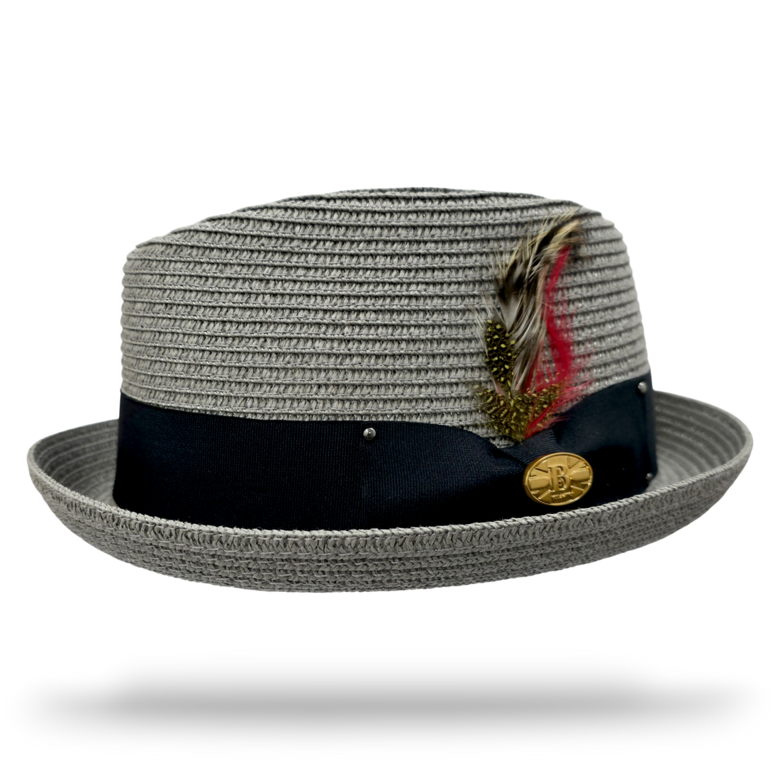 Bullantic Paper Straw Diamond Crown Hat