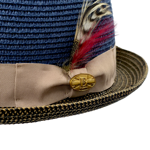 Bullantic Paper Straw Diamond Crown Hat