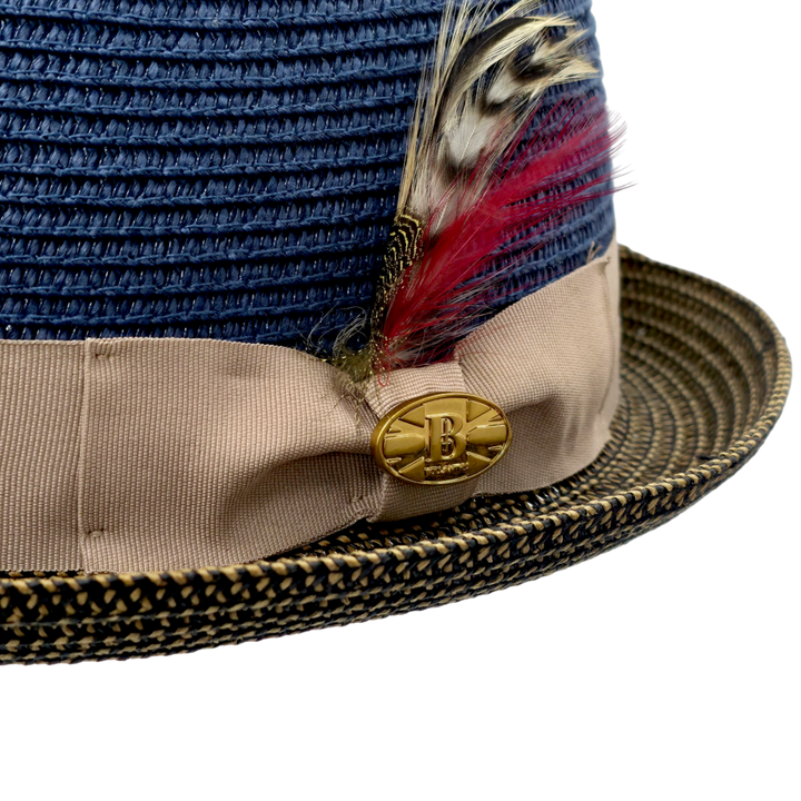 Bullantic Paper Straw Diamond Crown Hat