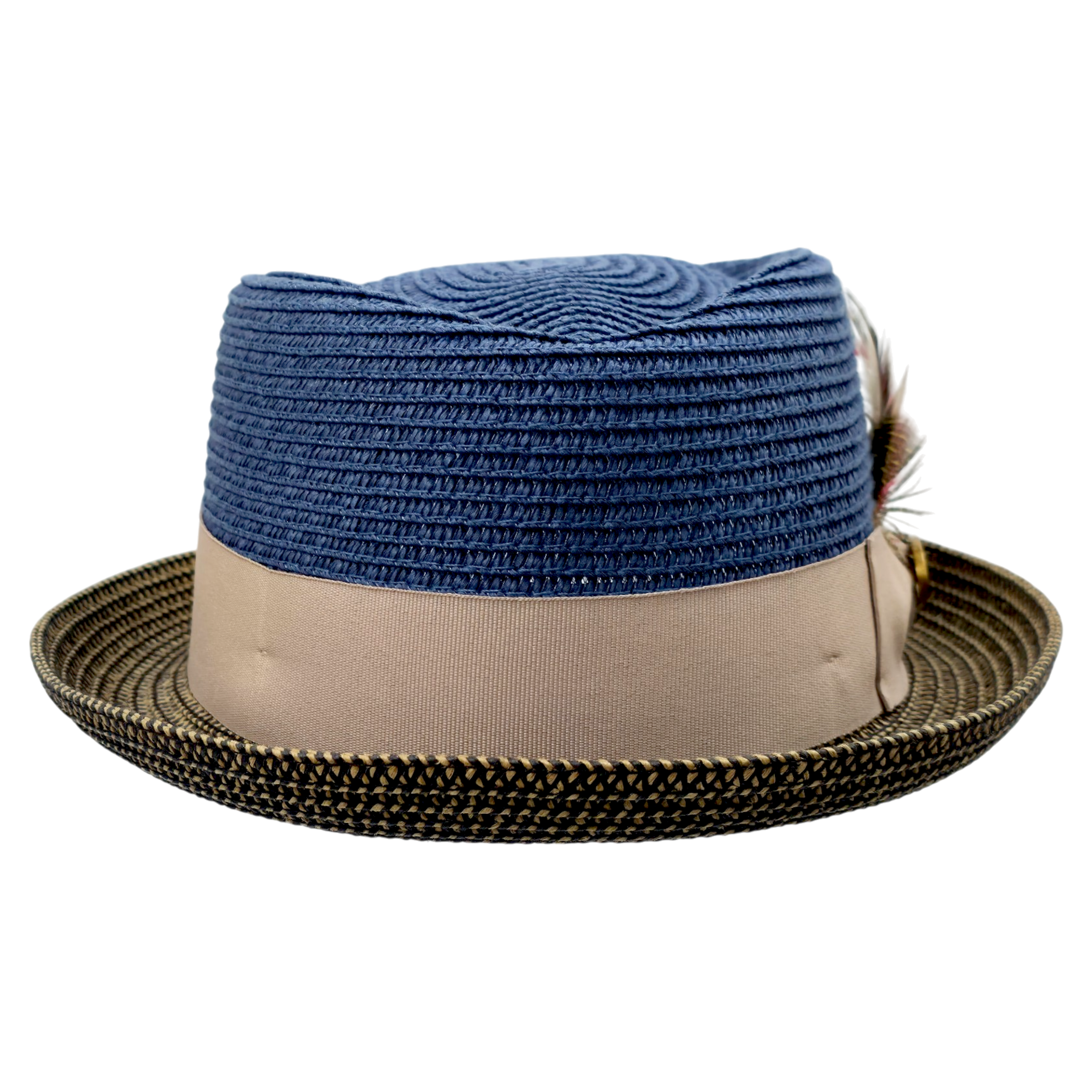 Bullantic Paper Straw Diamond Crown Hat