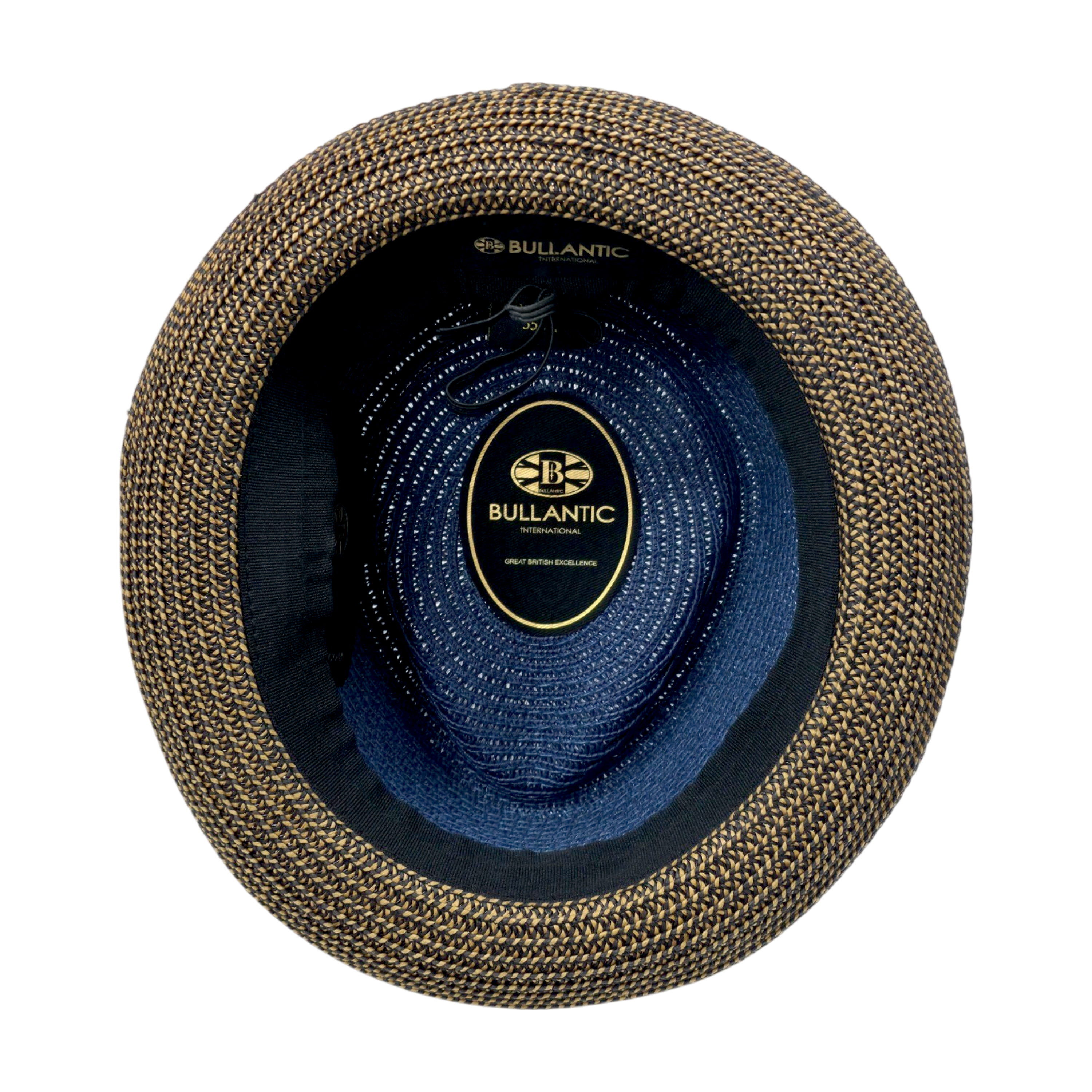 Bullantic Paper Straw Diamond Crown Hat