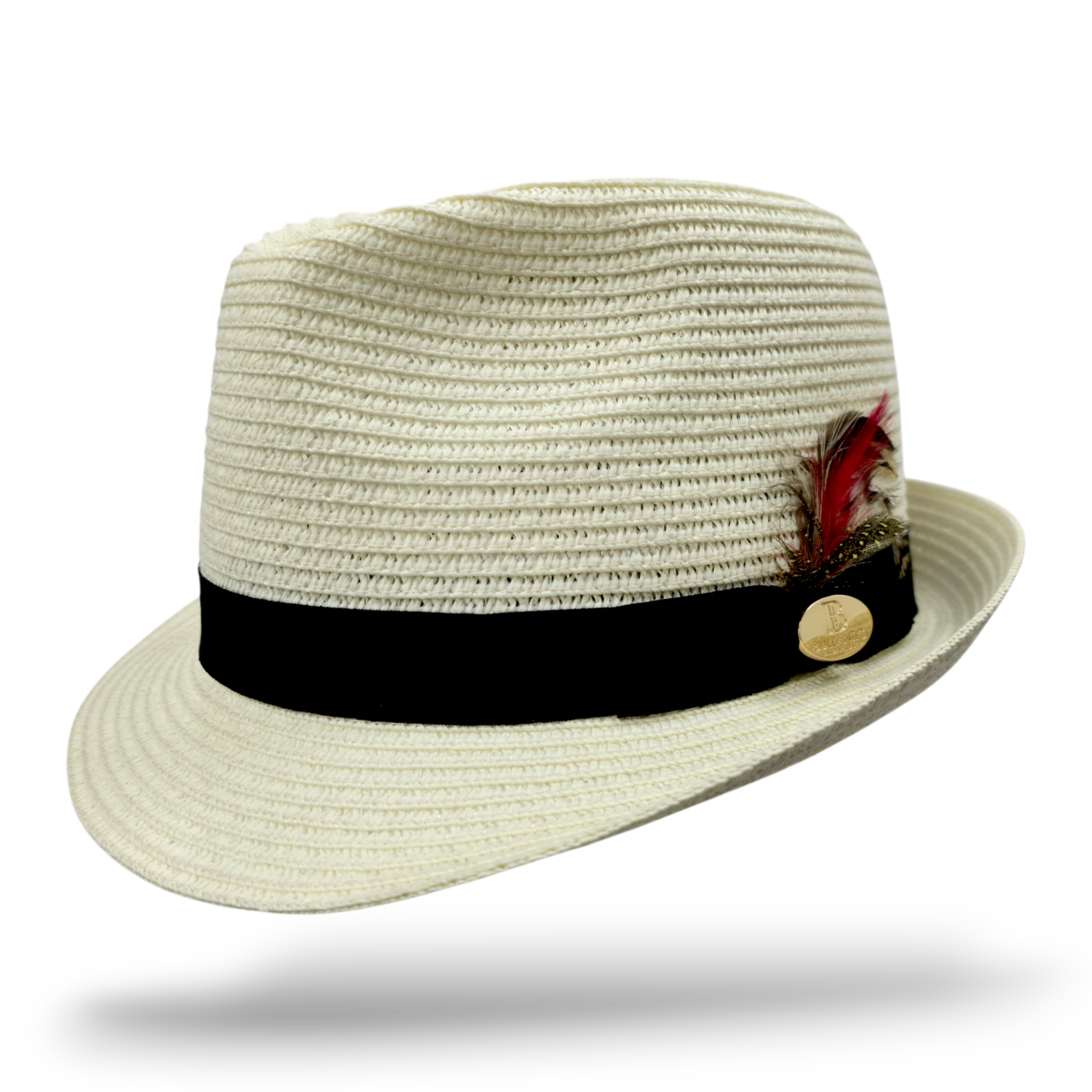 Summer Paper Straw Trilby Hat