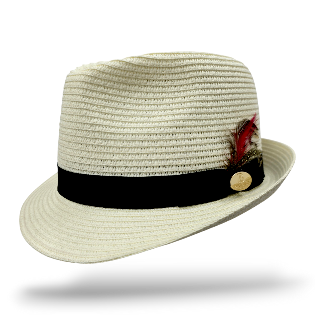 Summer Paper Straw Trilby Hat
