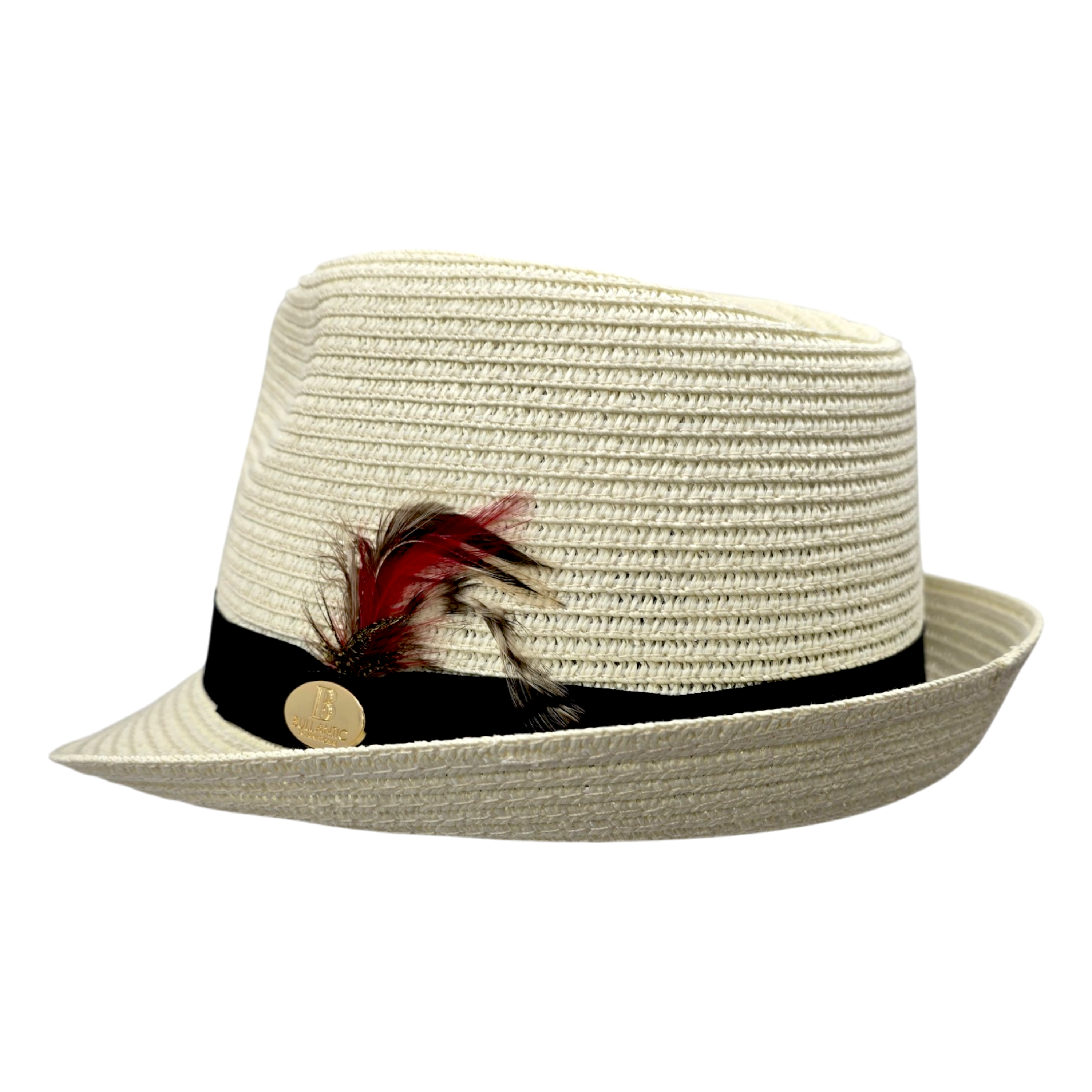 Summer Paper Straw Trilby Hat