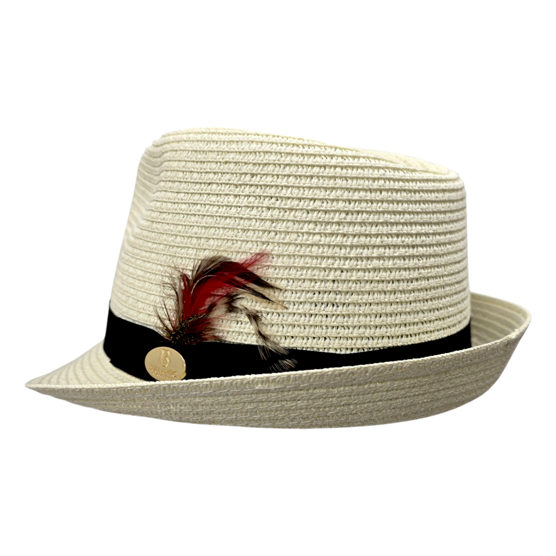 Summer Paper Straw Trilby Hat