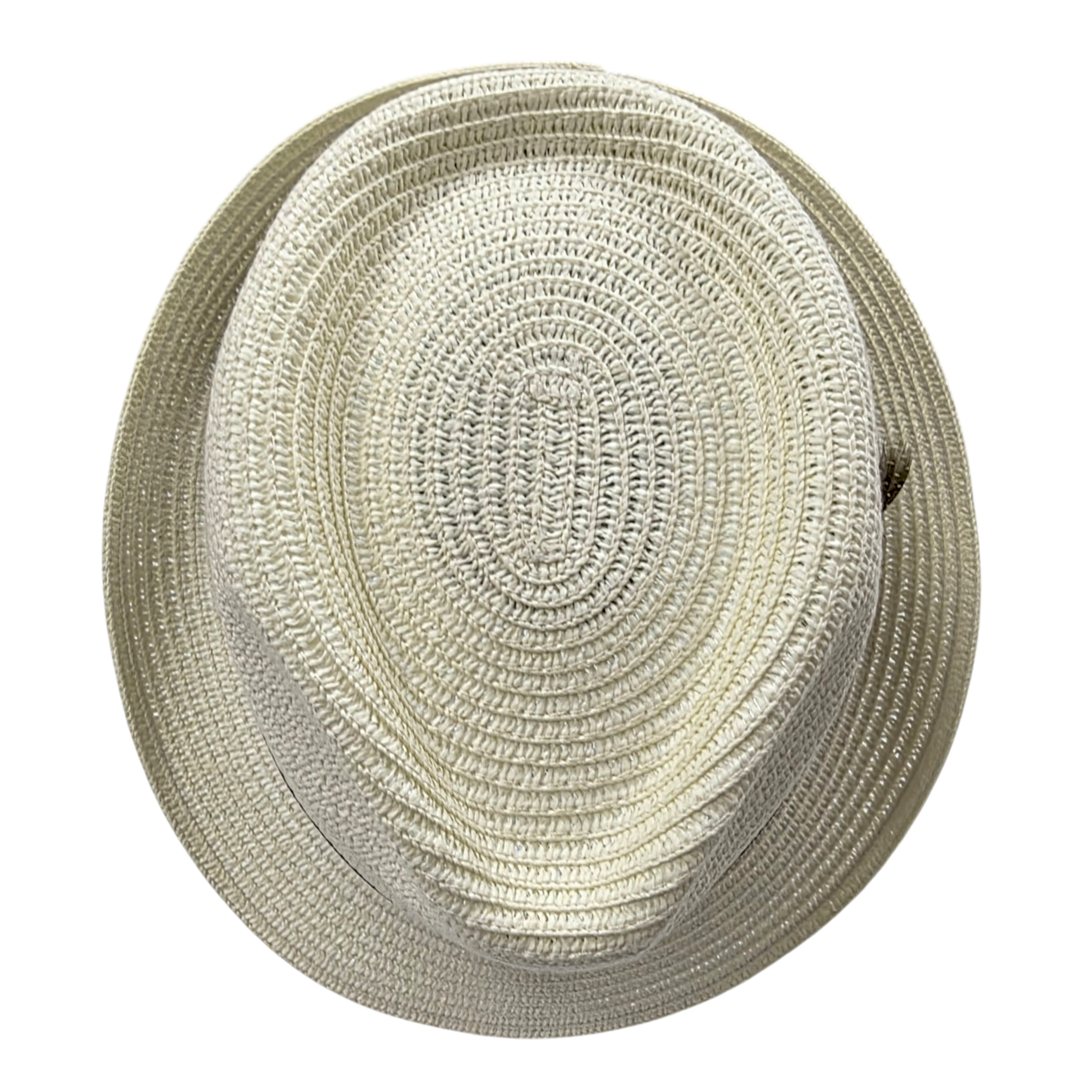 Summer Paper Straw Trilby Hat