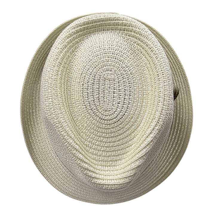 Summer Paper Straw Trilby Hat