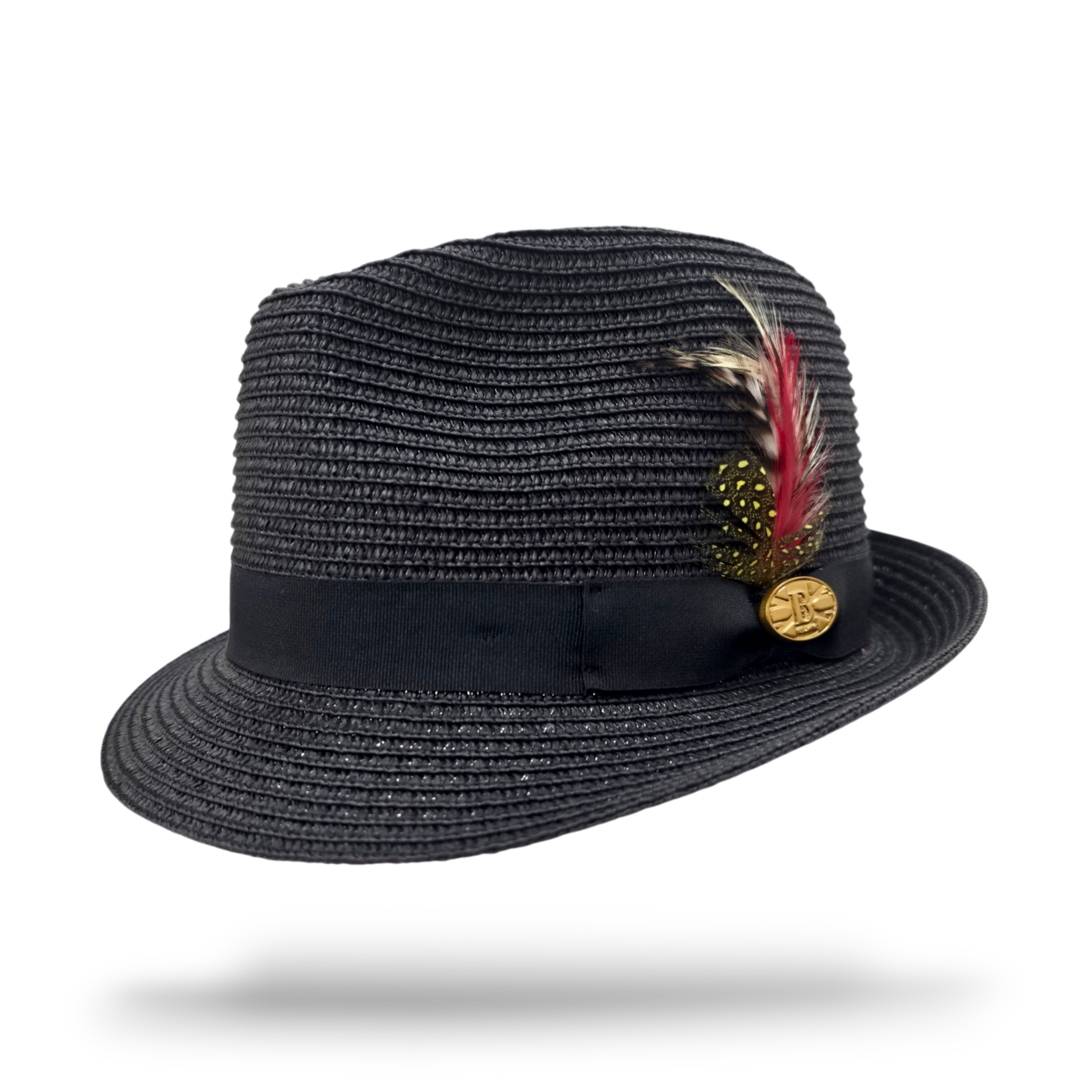 Summer Paper Straw Trilby Hat