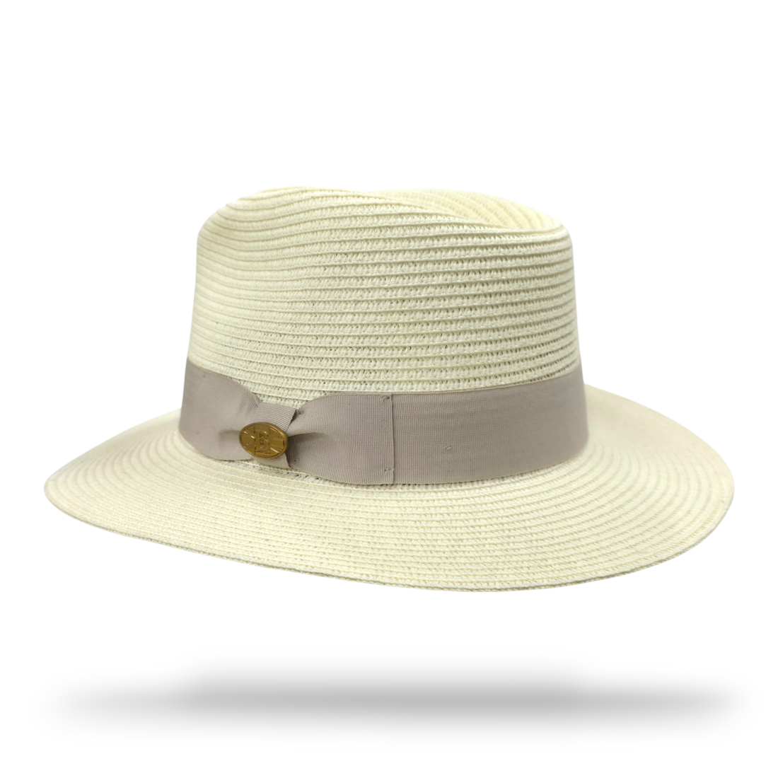 Bullantic Maz Straw Fedora Hat With Band