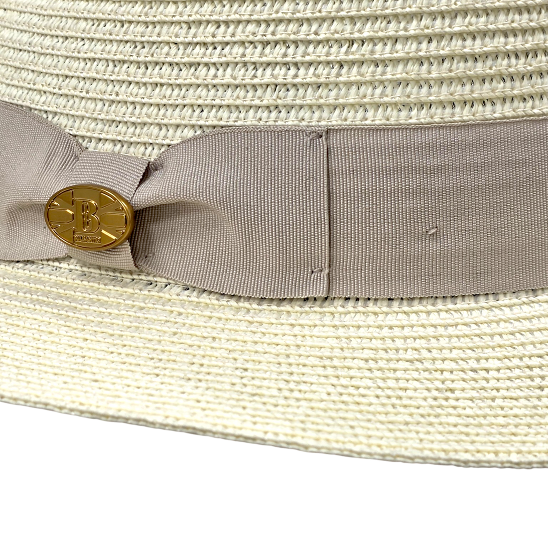 Bullantic Maz Straw Fedora Hat With Band