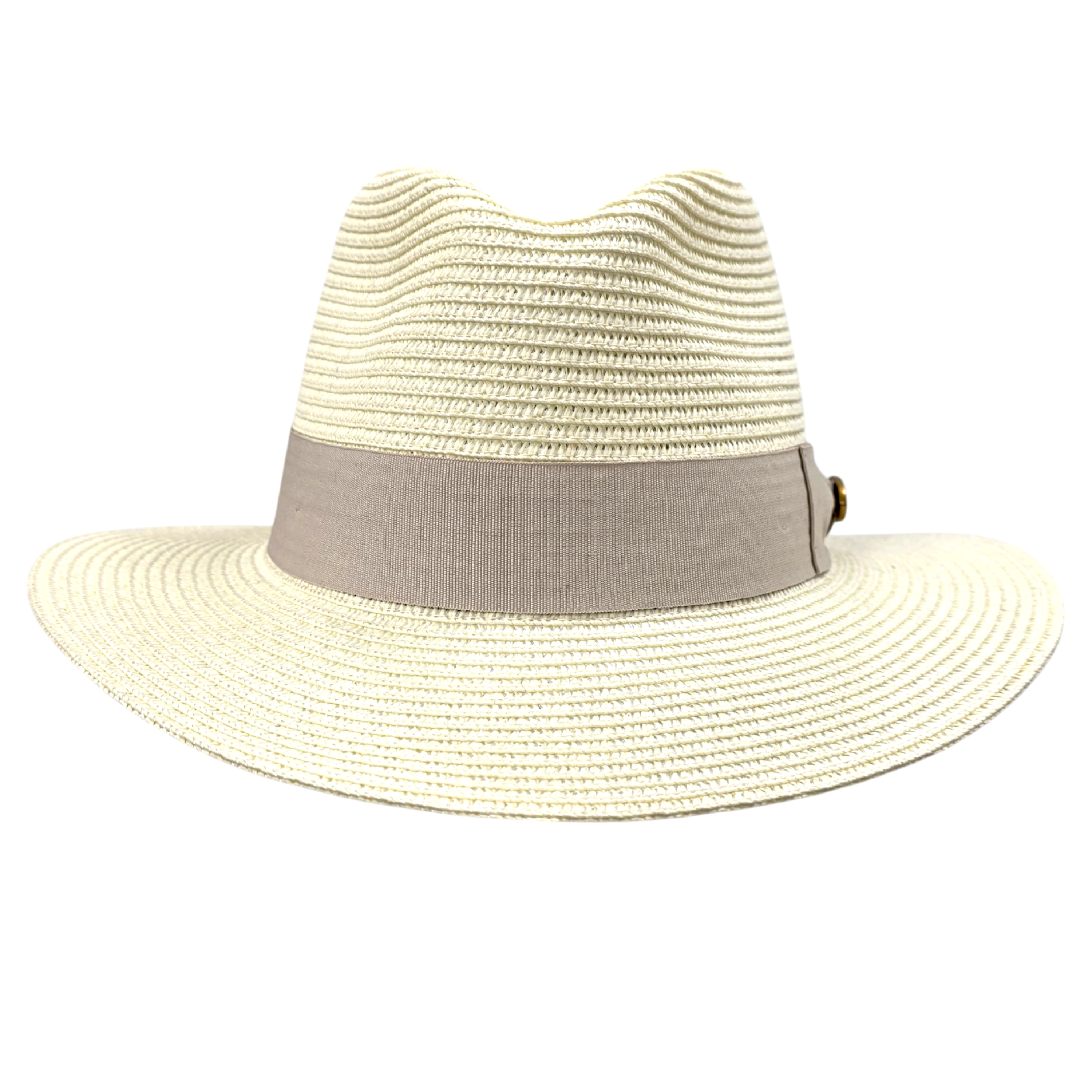 Bullantic Maz Straw Fedora Hat With Band