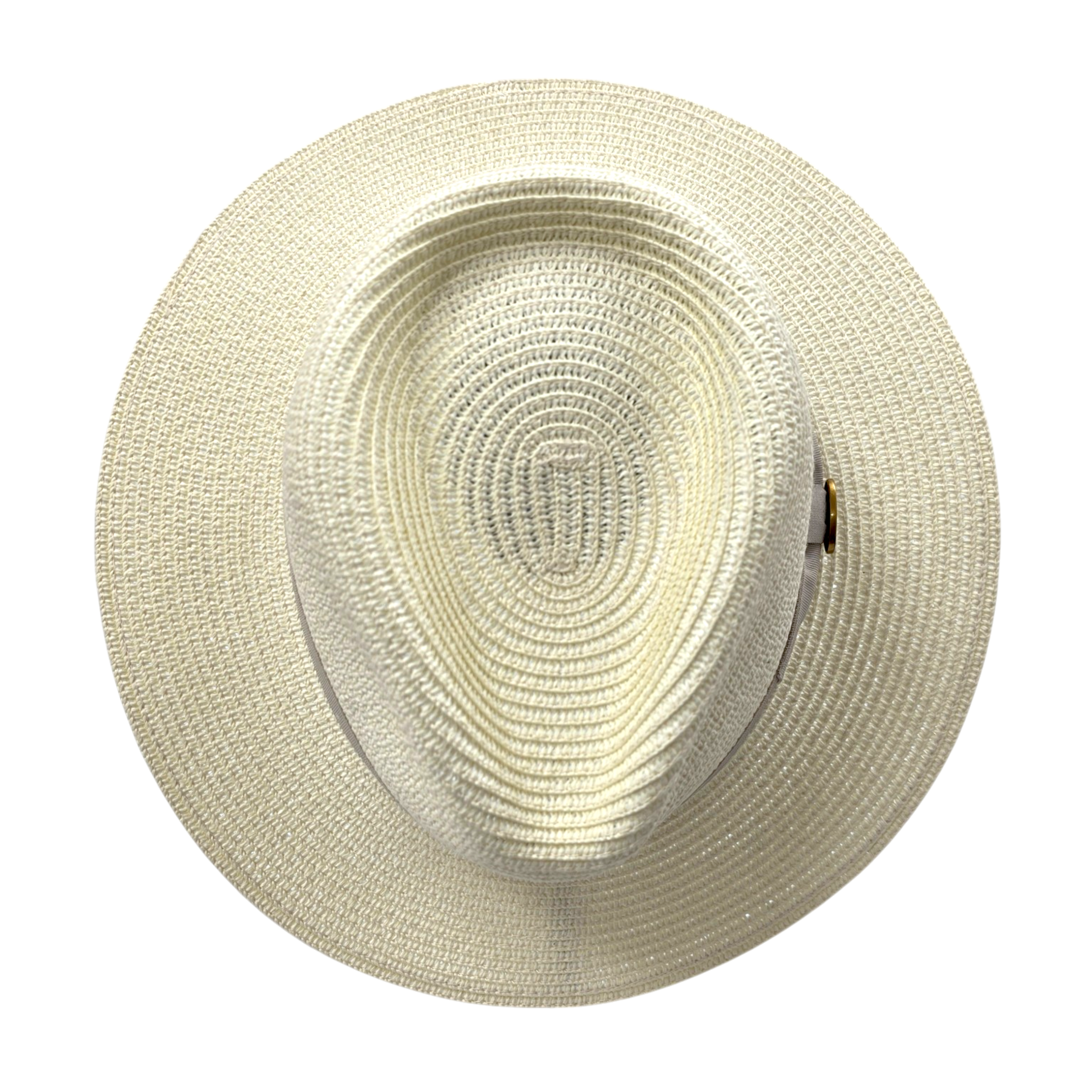 Bullantic Maz Straw Fedora Hat With Band