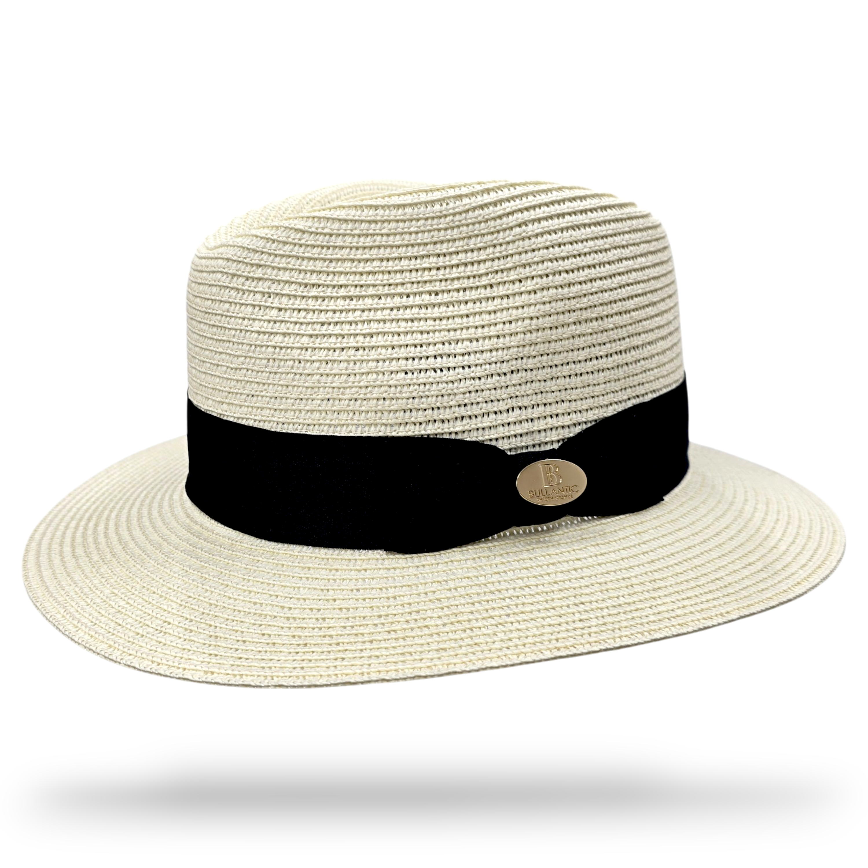 Bullantic Maz Straw Fedora Hat With Band