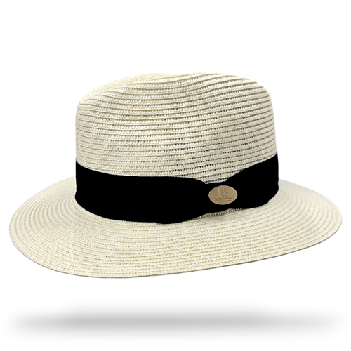 Summer Paper Straw Fedora Hat