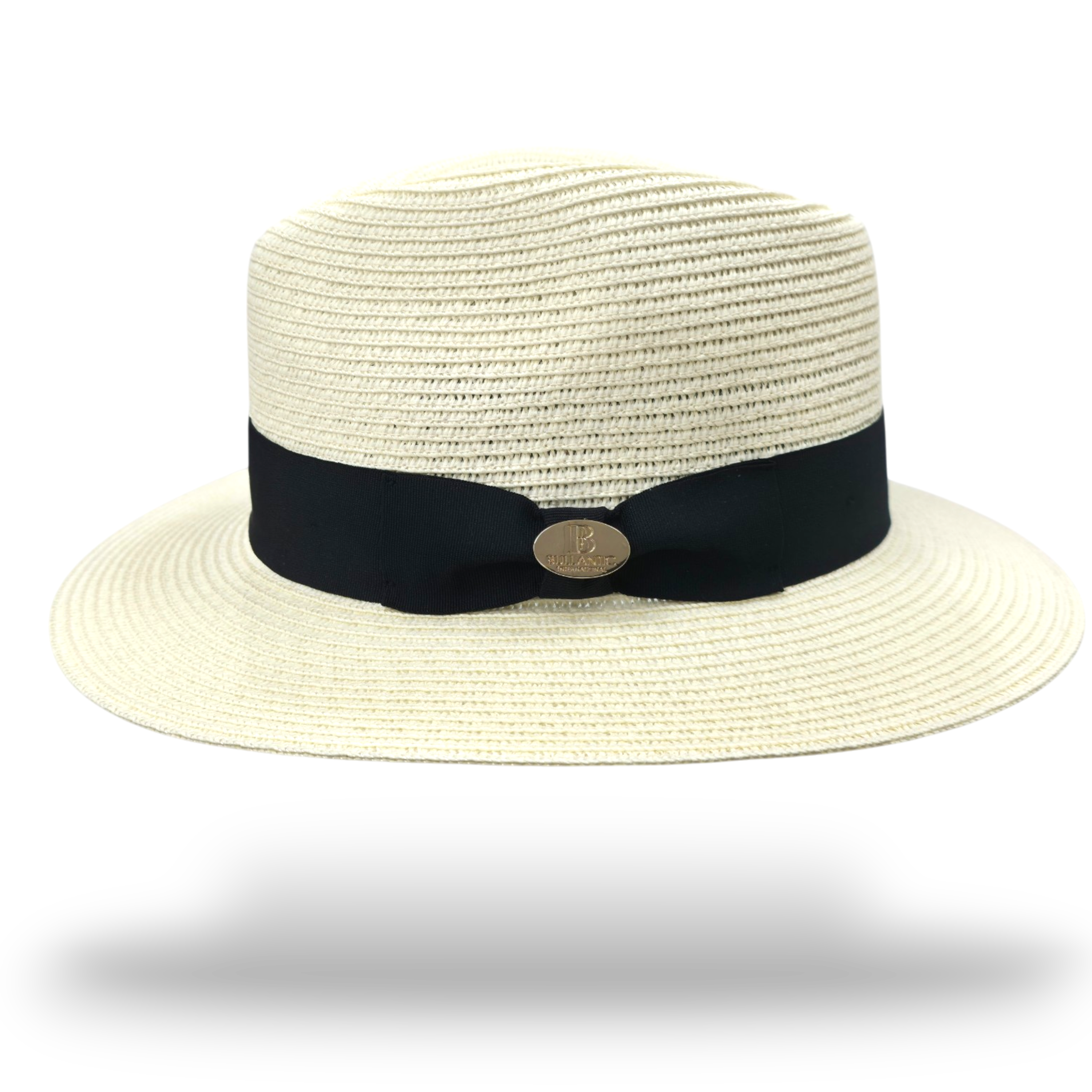 Bullantic Maz Straw Fedora Hat With Band