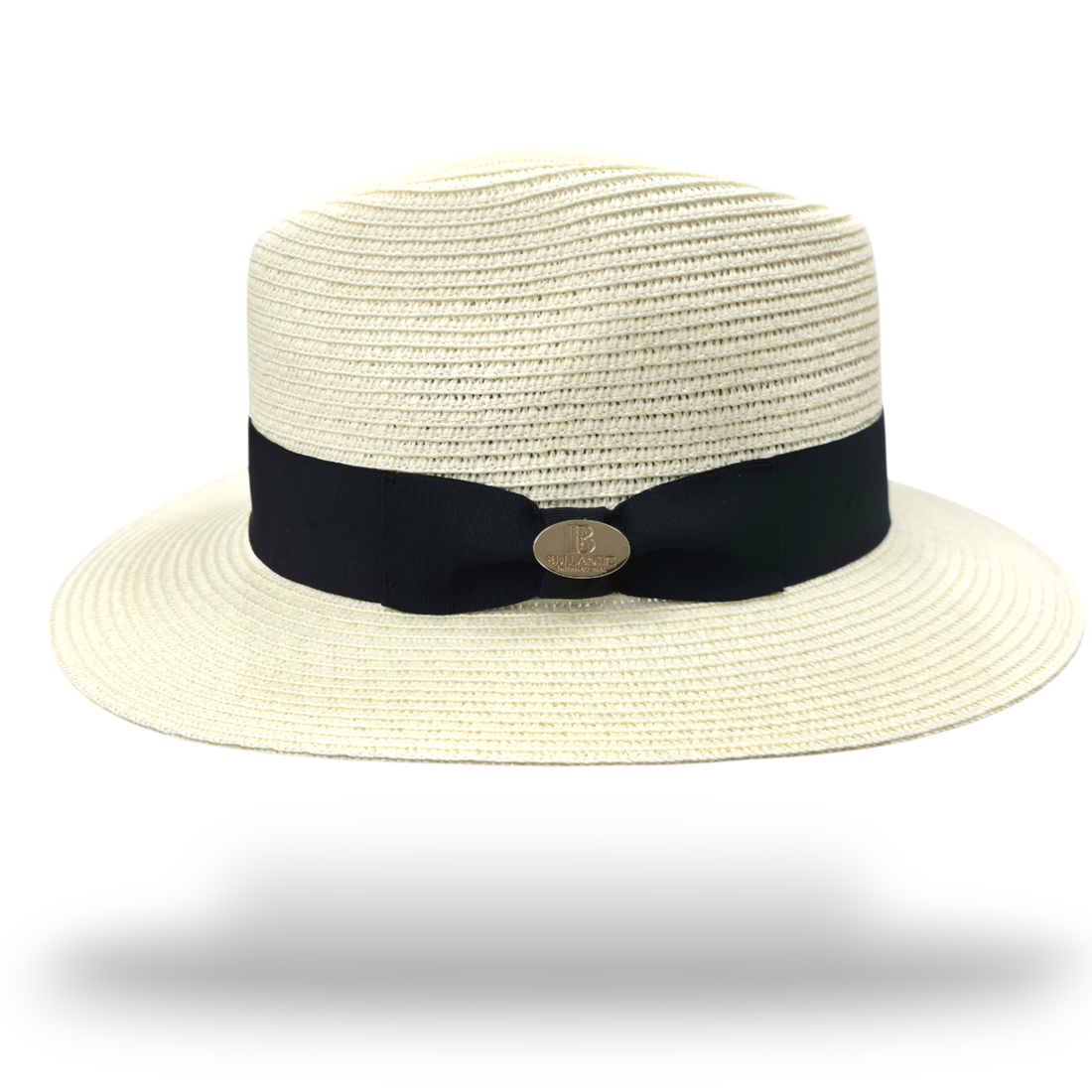 Bullantic Maz Straw Fedora Hat With Band