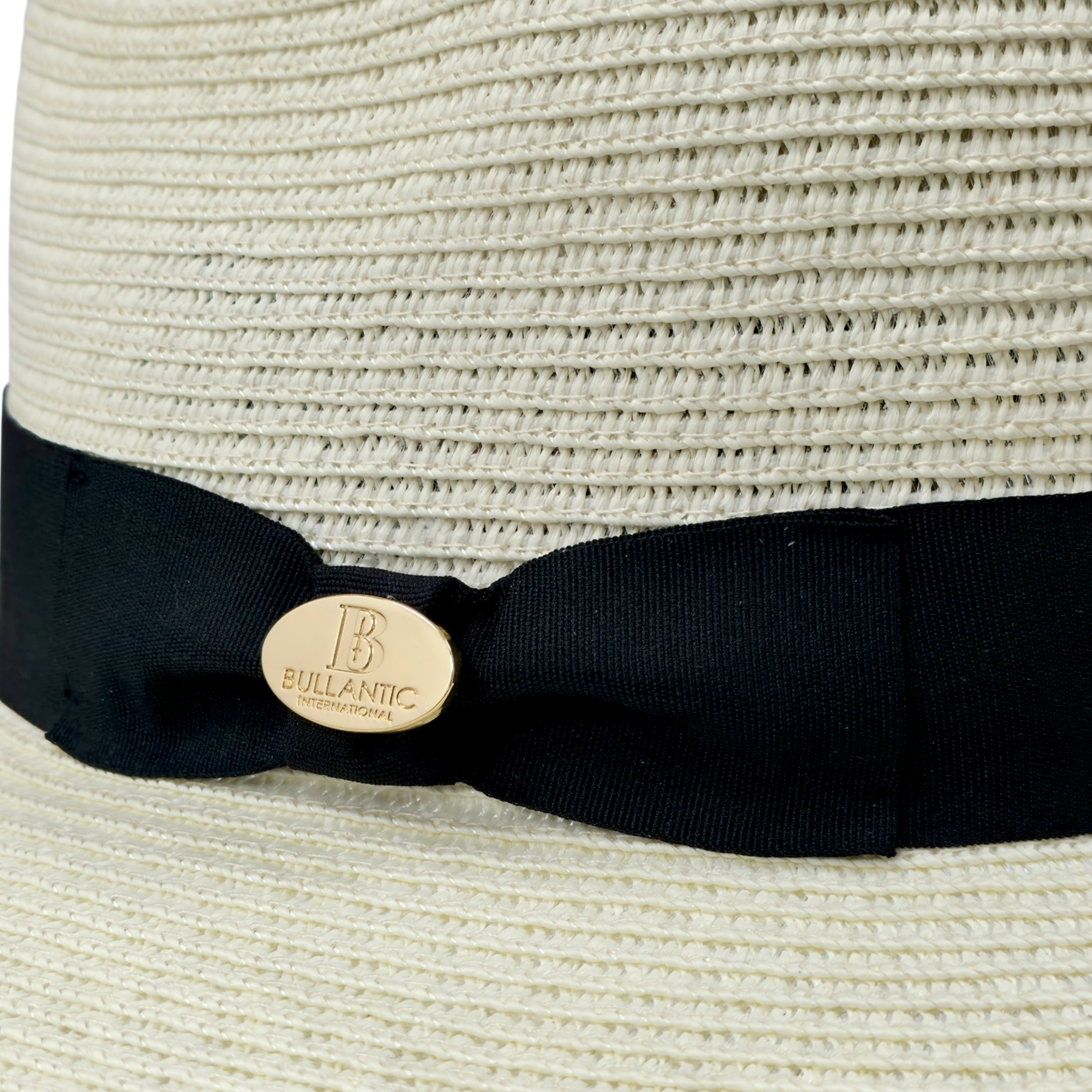 Bullantic Maz Straw Fedora Hat With Band