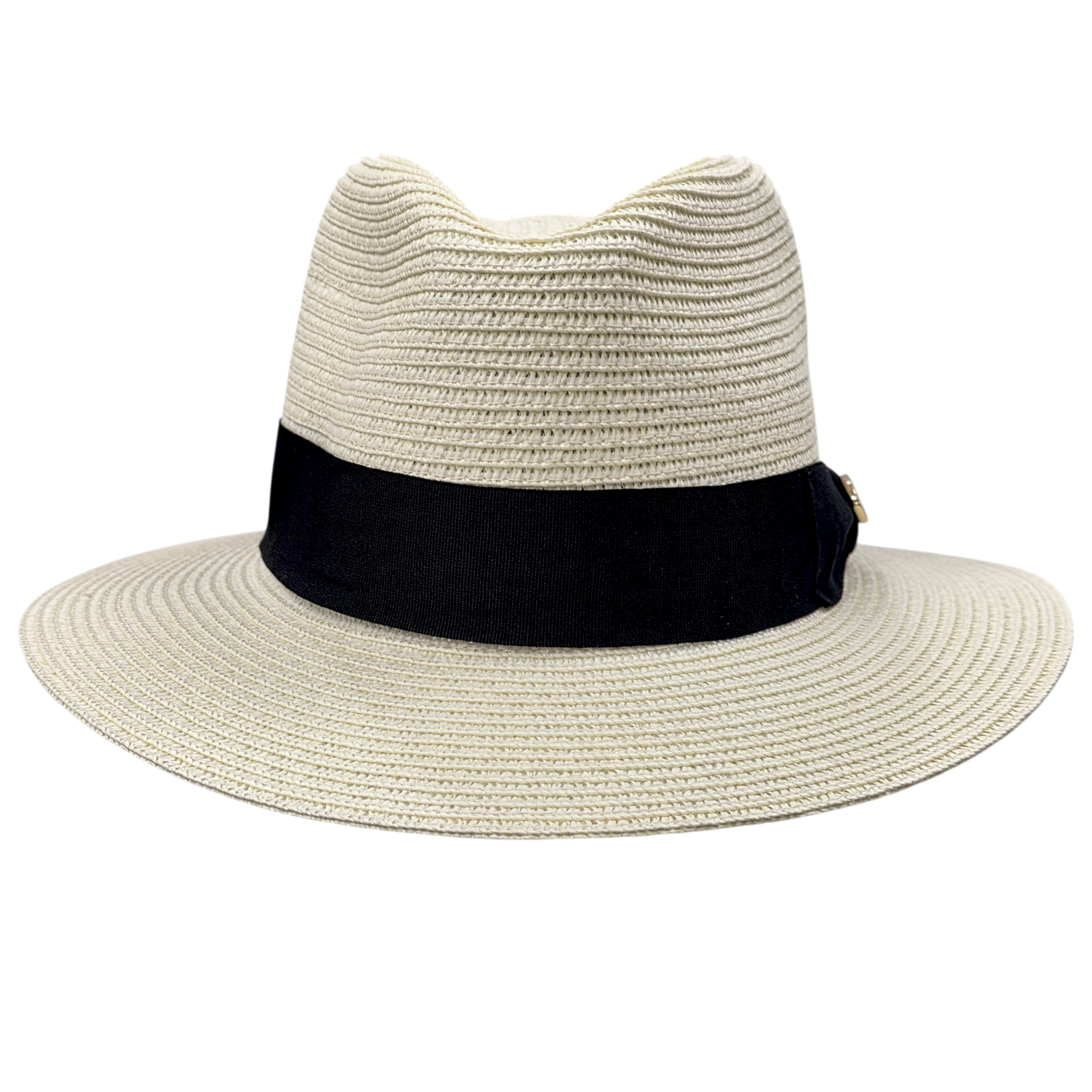 Bullantic Maz Straw Fedora Hat With Band
