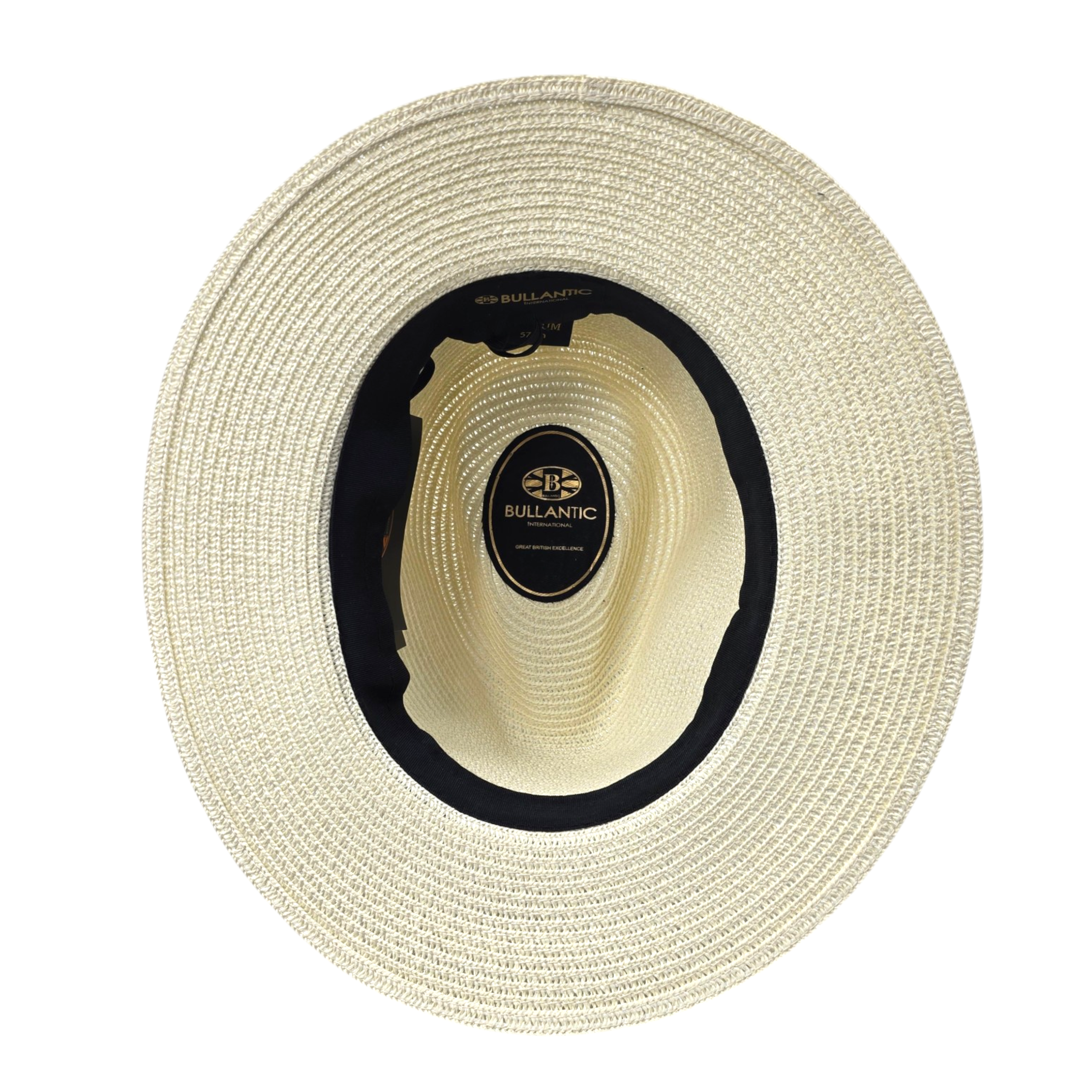 Bullantic Maz Straw Fedora Hat With Band