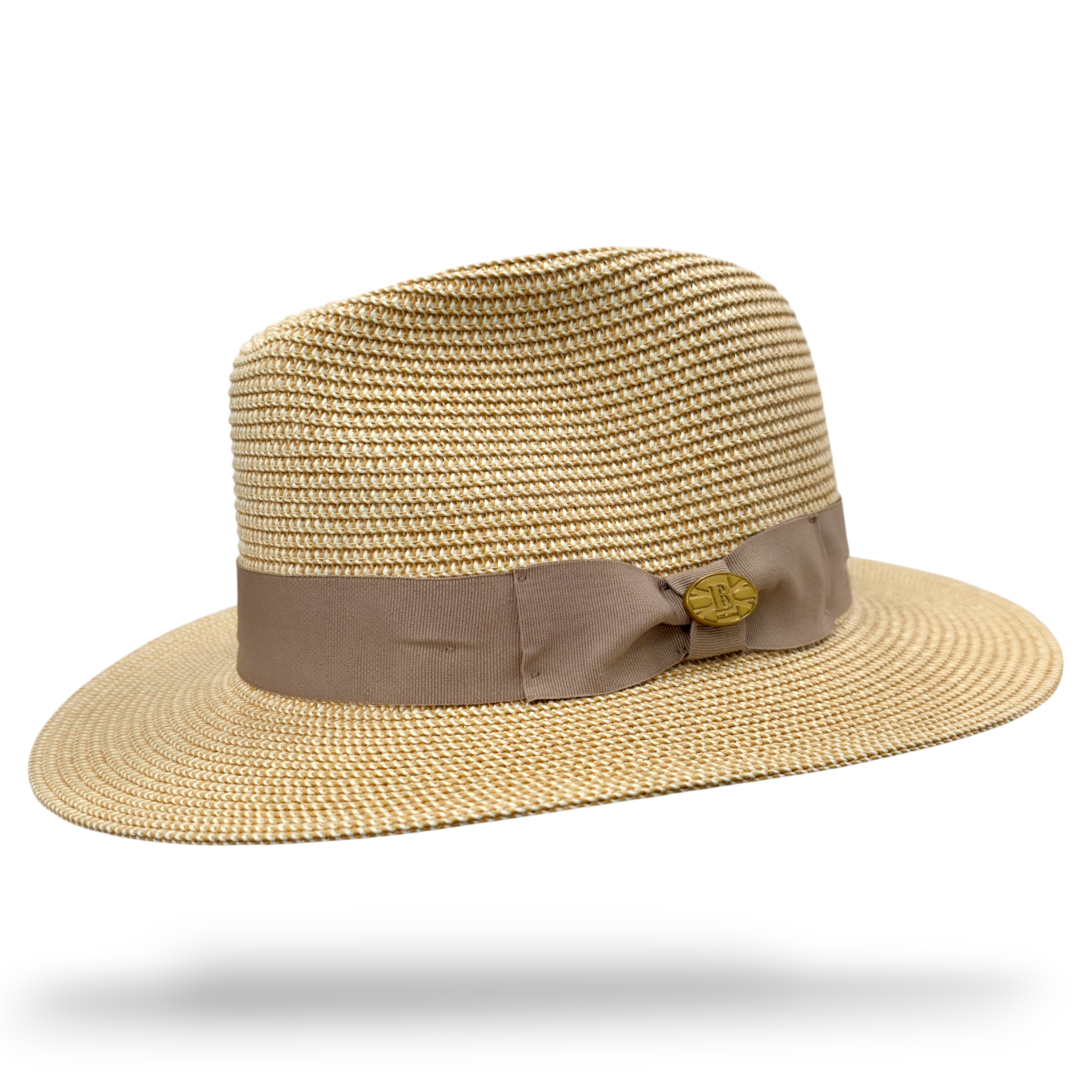 Summer Straw Fedora Hat