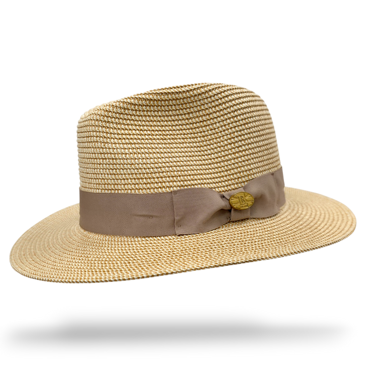 Summer Straw Fedora Hat