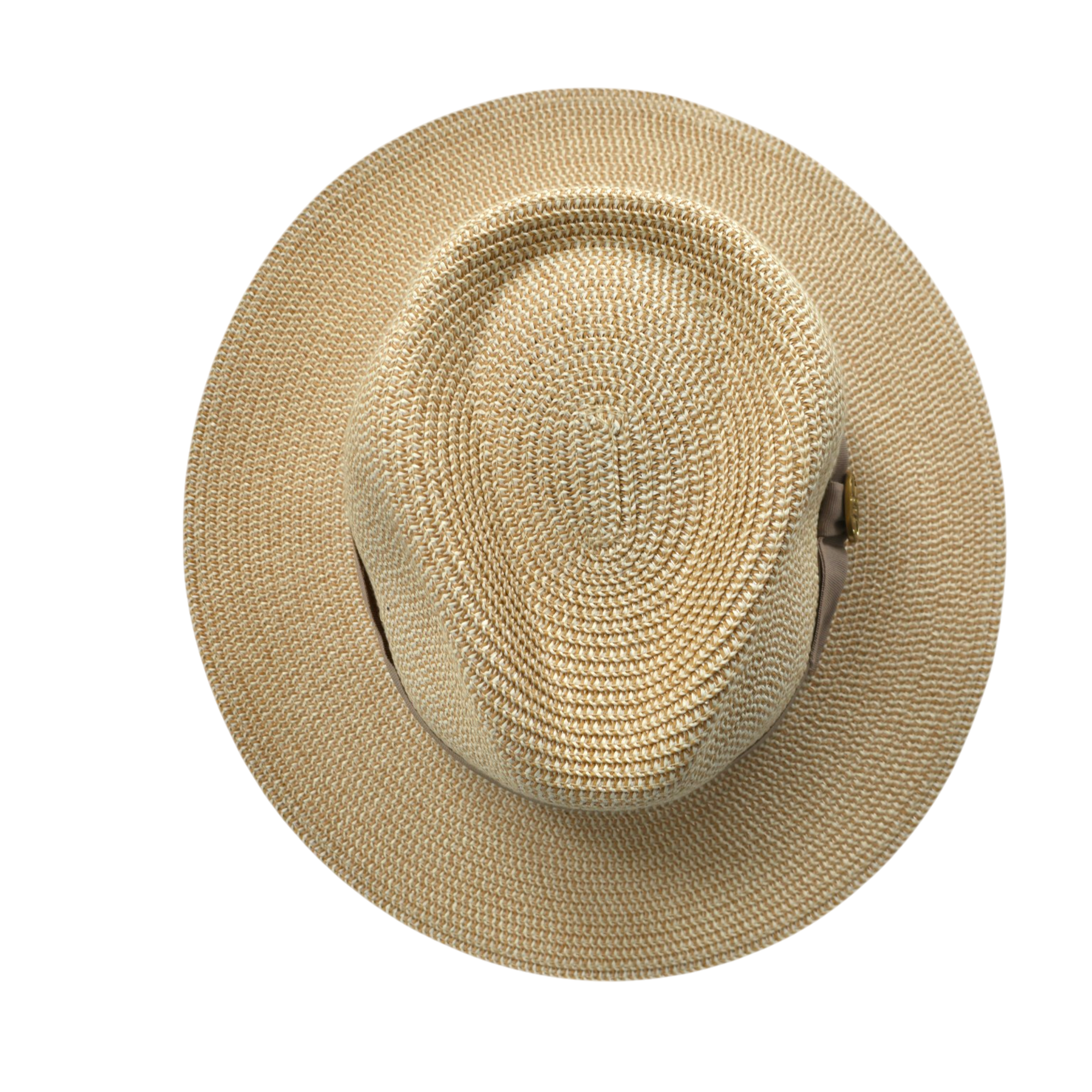 Summer Straw Fedora Hat