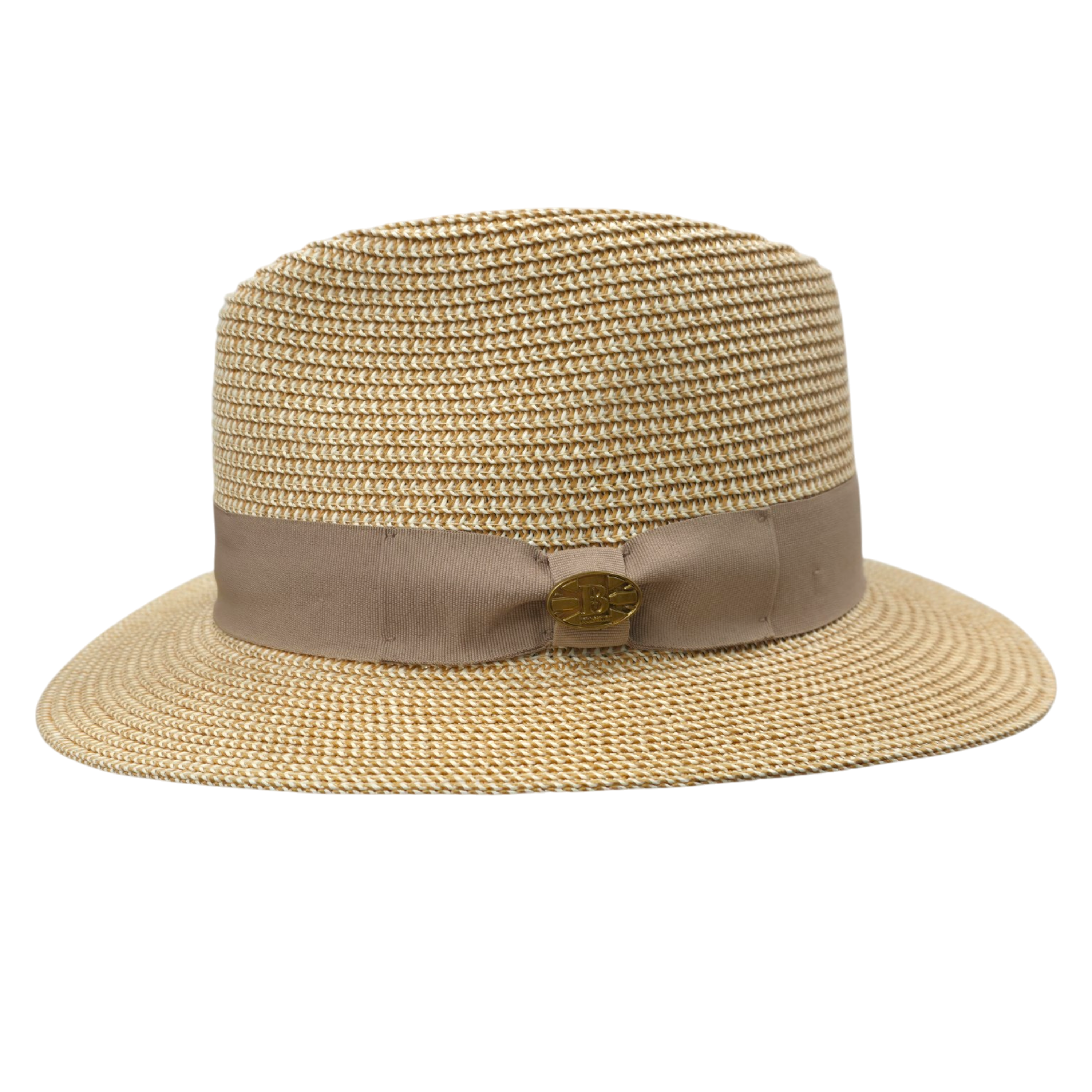 Summer Straw Fedora Hat