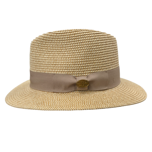 Summer Straw Fedora Hat