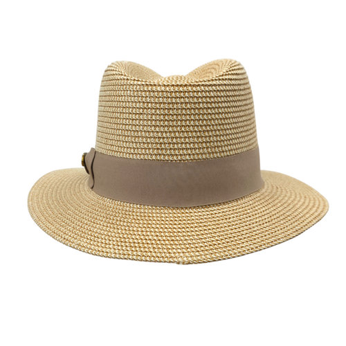 Summer Straw Fedora Hat
