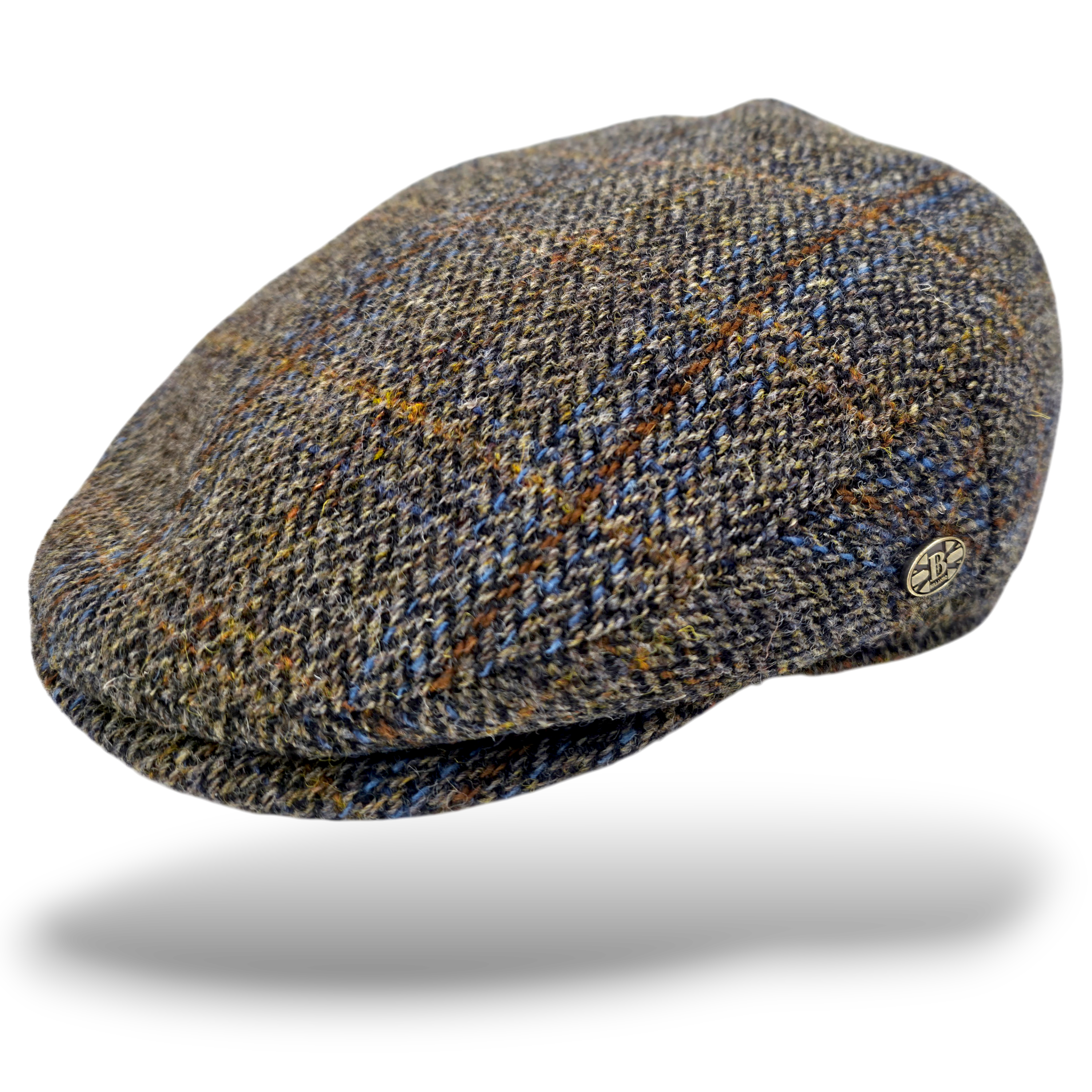 Harris Tweed Wool Flat Cap