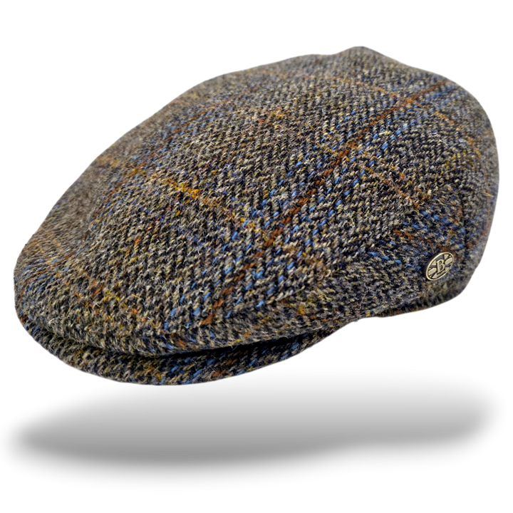 Harris Tweed Wool Flat Cap