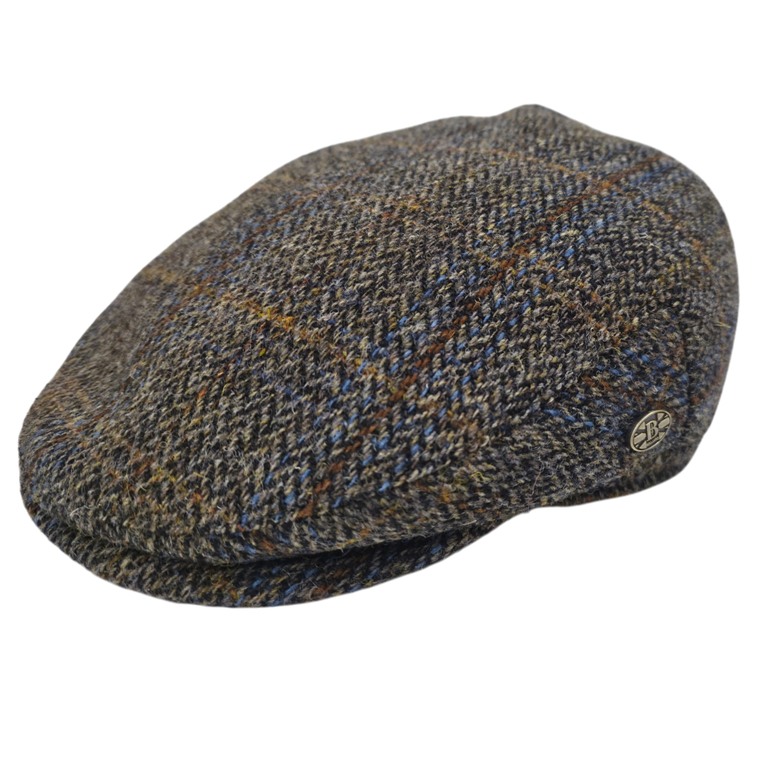 Harris Tweed Wool Flat Cap