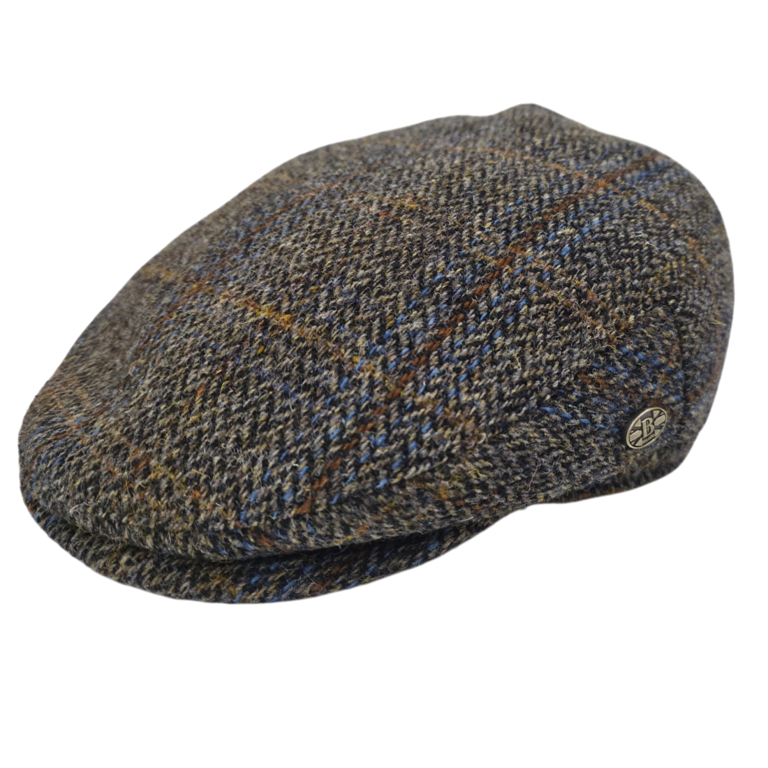 Harris Tweed Wool Flat Cap