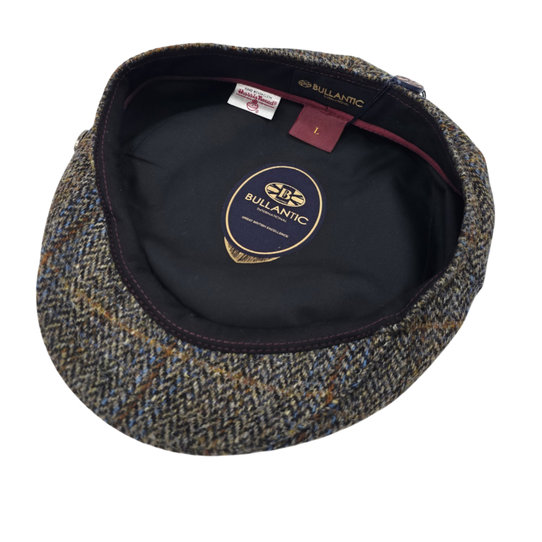 Harris Tweed Wool Flat Cap