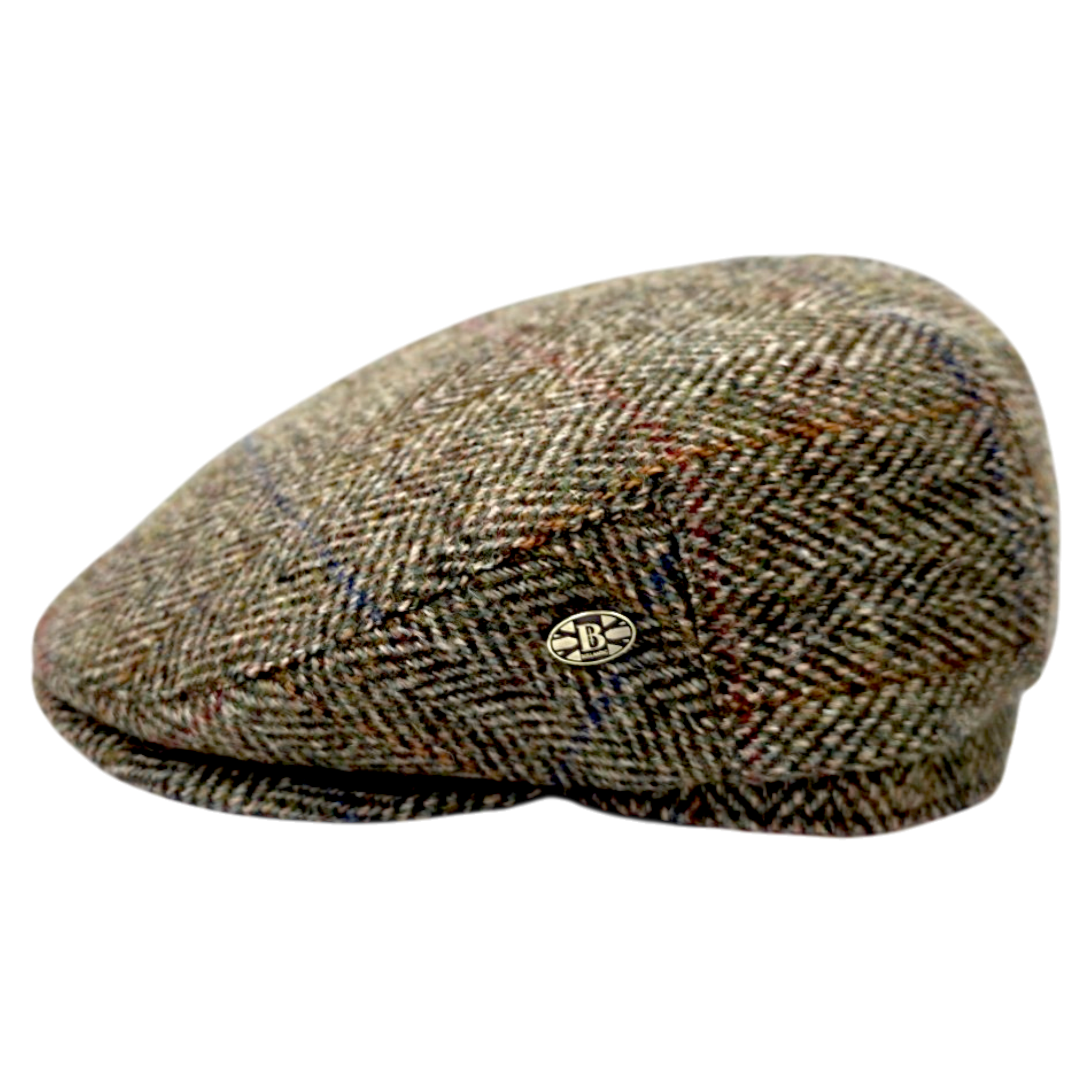 Harris Tweed Wool Flat Cap